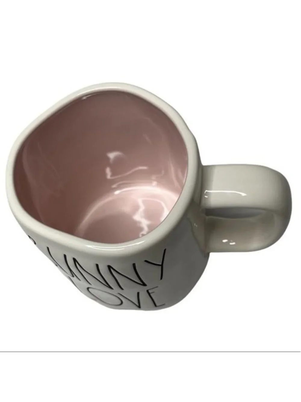 Rae Dunn Bunny Love Coffee Mug Off White Easter Bunny Artisan Ceramic Cup